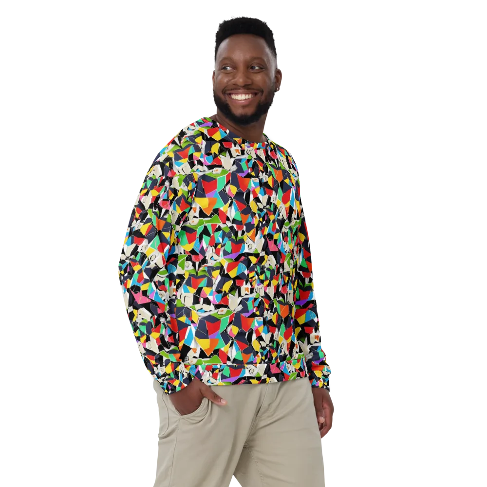 Patchwork Pulse on Sweatshirt — Front