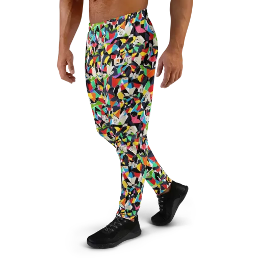 Patchwork Pulse on a Men's Joggers