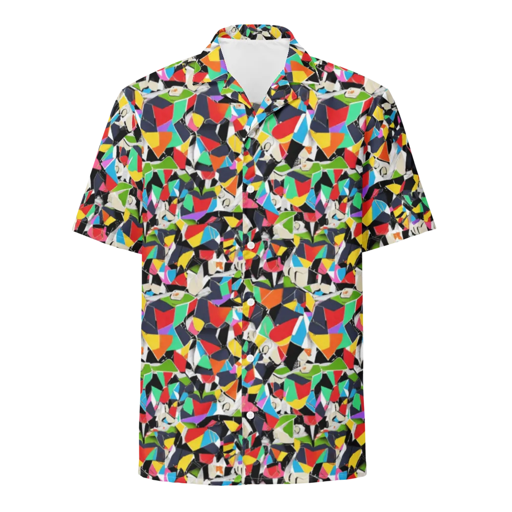 Patchwork Pulse on Button Shirt — Front