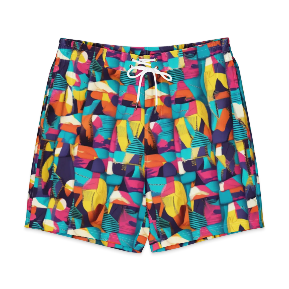 Runway Voltage on Men's Board Shorts — Front