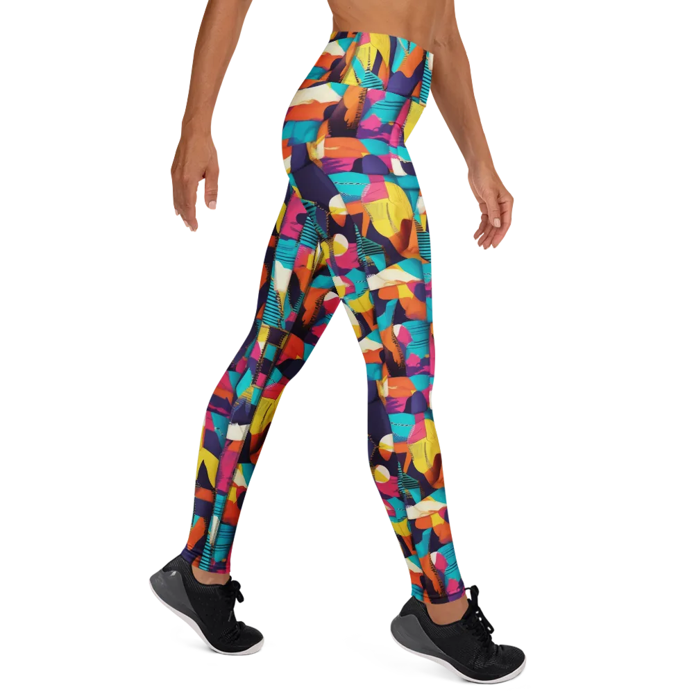 Runway Voltage on Yoga Leggings — Right