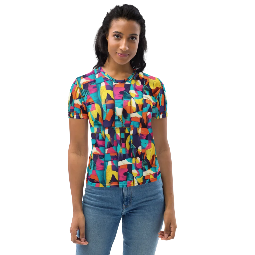 Runway Voltage on Women's Crew Neck T-Shirt — Front