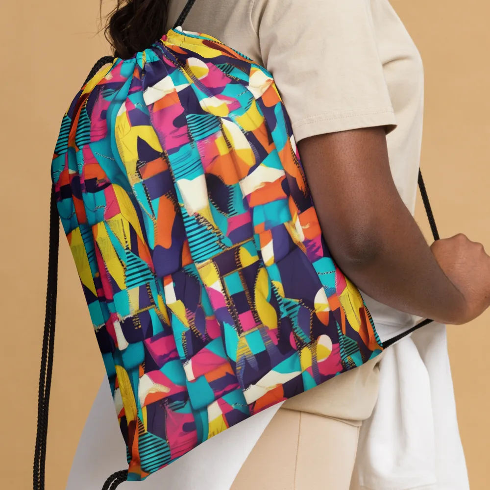 Runway Voltage on Drawstring Bag — Front