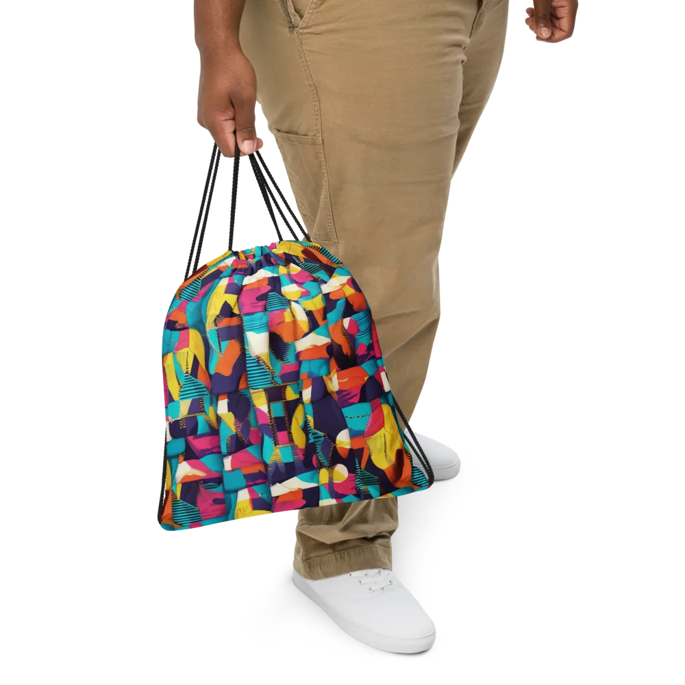 Runway Voltage on Drawstring Bag — Front