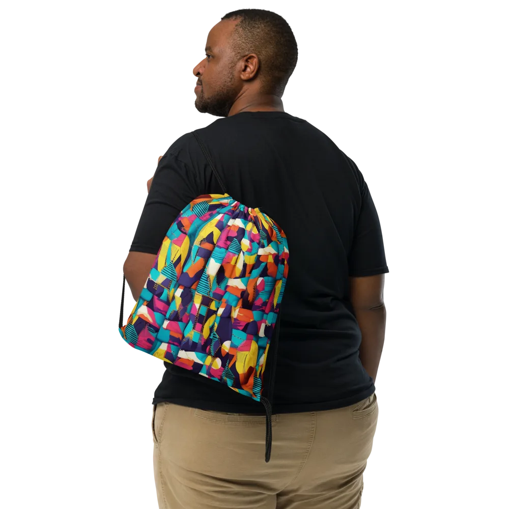 Runway Voltage on Drawstring Bag — Front