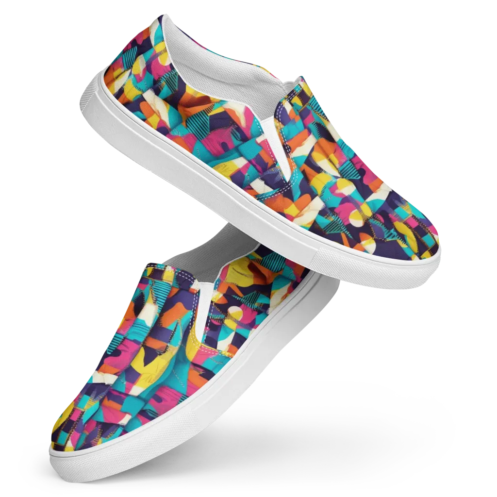 Runway Voltage on Women's Slip-On Canvas Shoes — Front