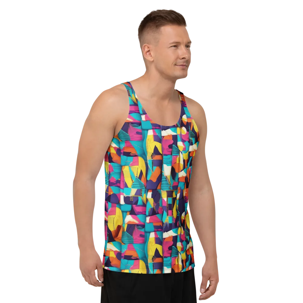 Runway Voltage on Men's Tank Top — Right Front