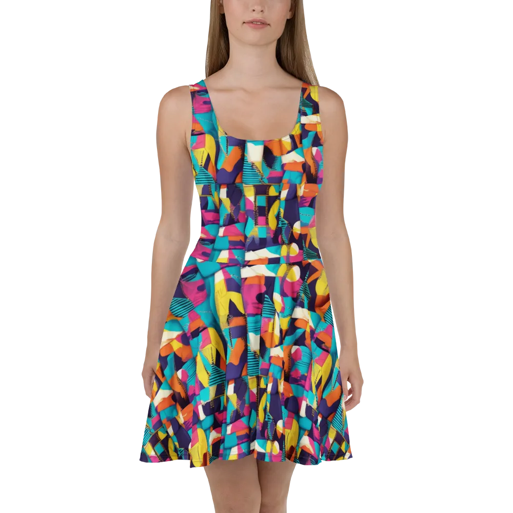Runway Voltage on Skater Dress — Front