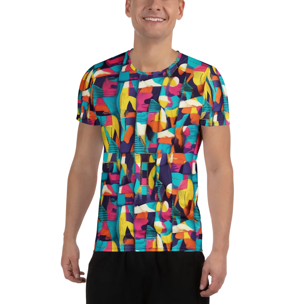 Runway Voltage on Men's Athletic T-Shirt — Front