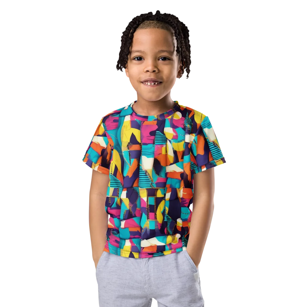 Runway Voltage on Kids Crew Neck T-Shirt — Front