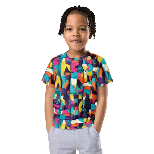 Runway Voltage on a Kids Crew Neck T-Shirt