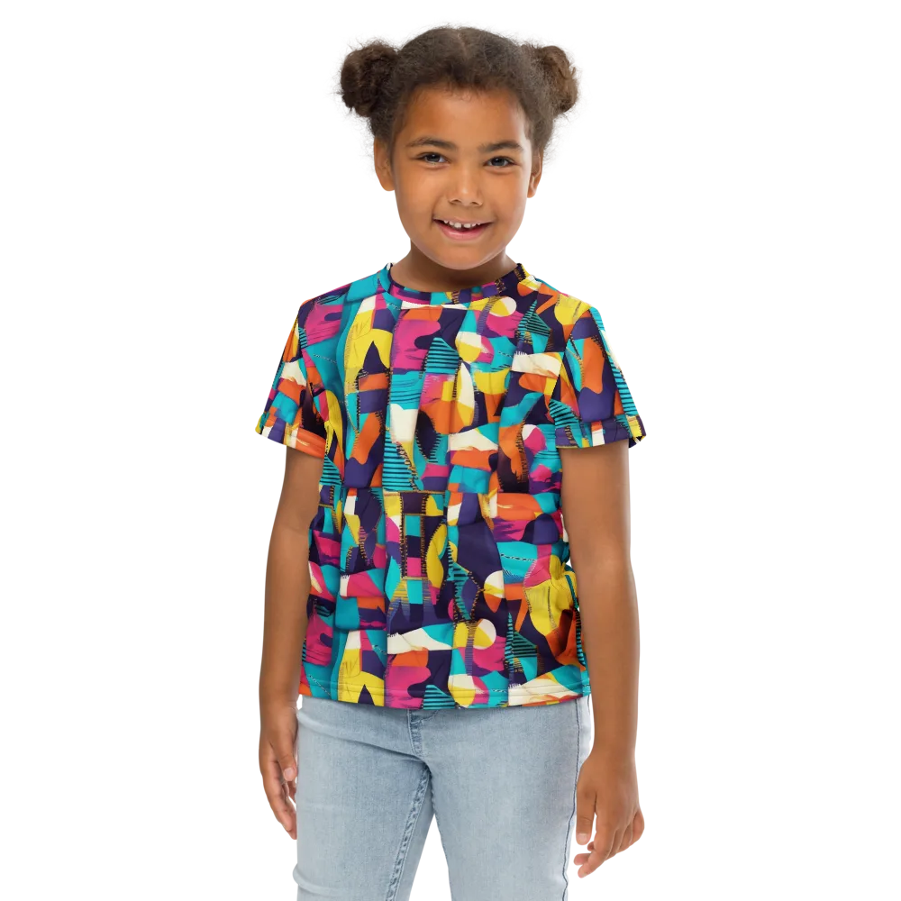 Runway Voltage on Kids Crew Neck T-Shirt — Front