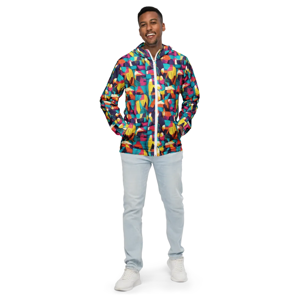 Runway Voltage on Men's Windbreaker — Front