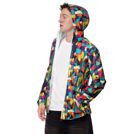 Runway Voltage on a Men's Windbreaker