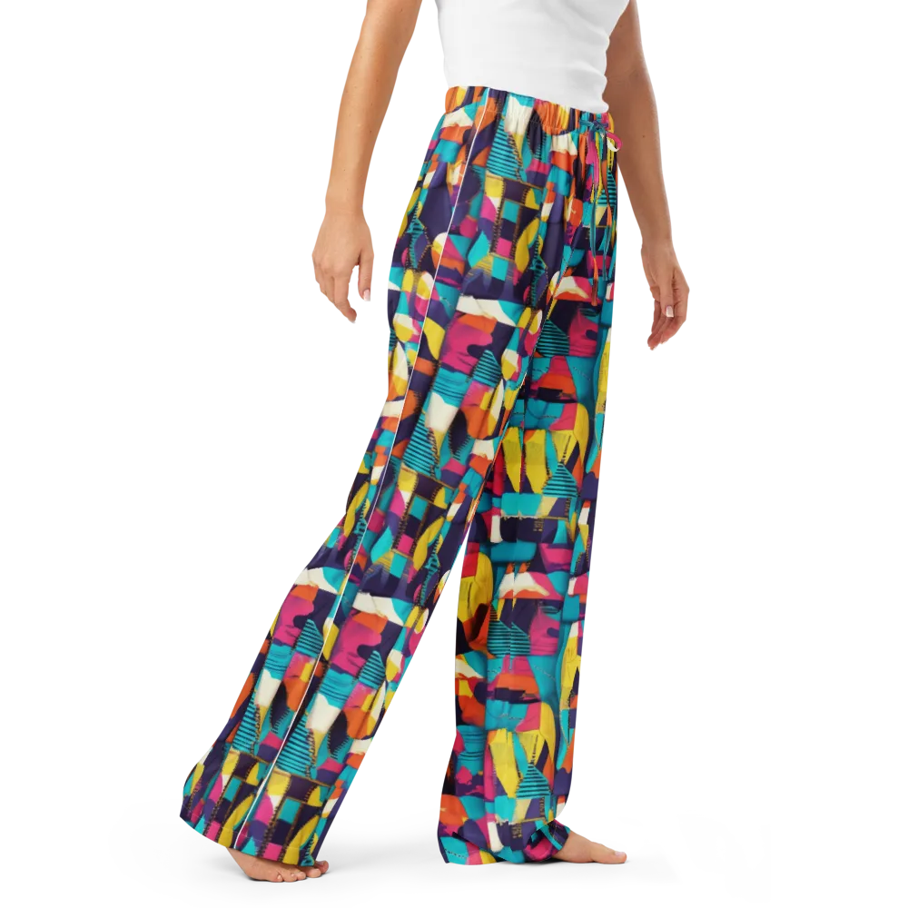 Runway Voltage on Women's Pajama Pants — Right Front