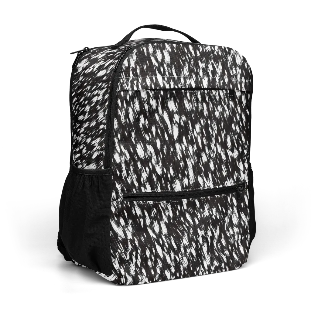 Monochrome Rush on Utility Backpack — Right Front