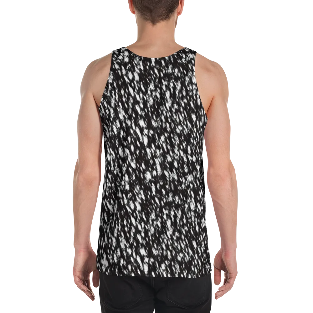 Monochrome Rush on Men's Tank Top — Back