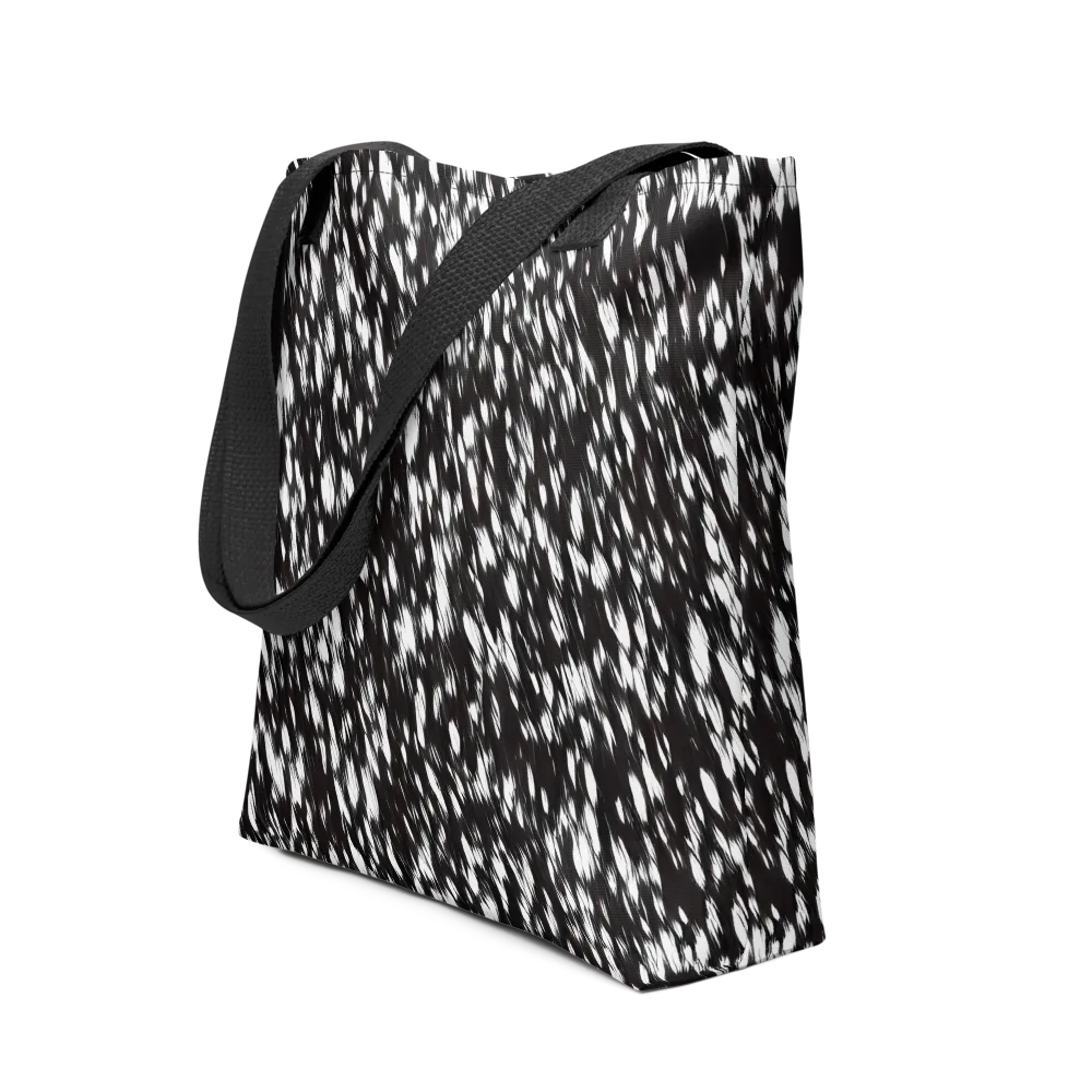 Monochrome Rush on Tote Bag — Front