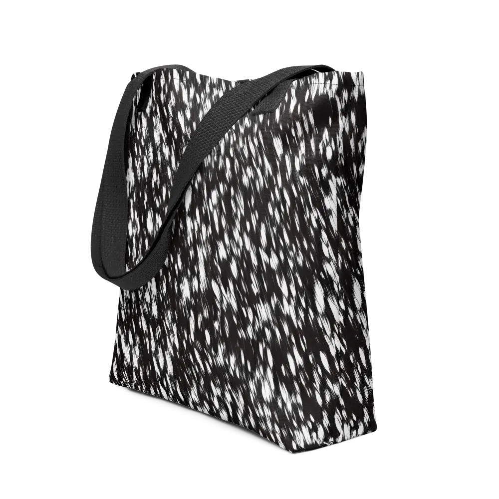 Monochrome Rush on Tote Bag — Front