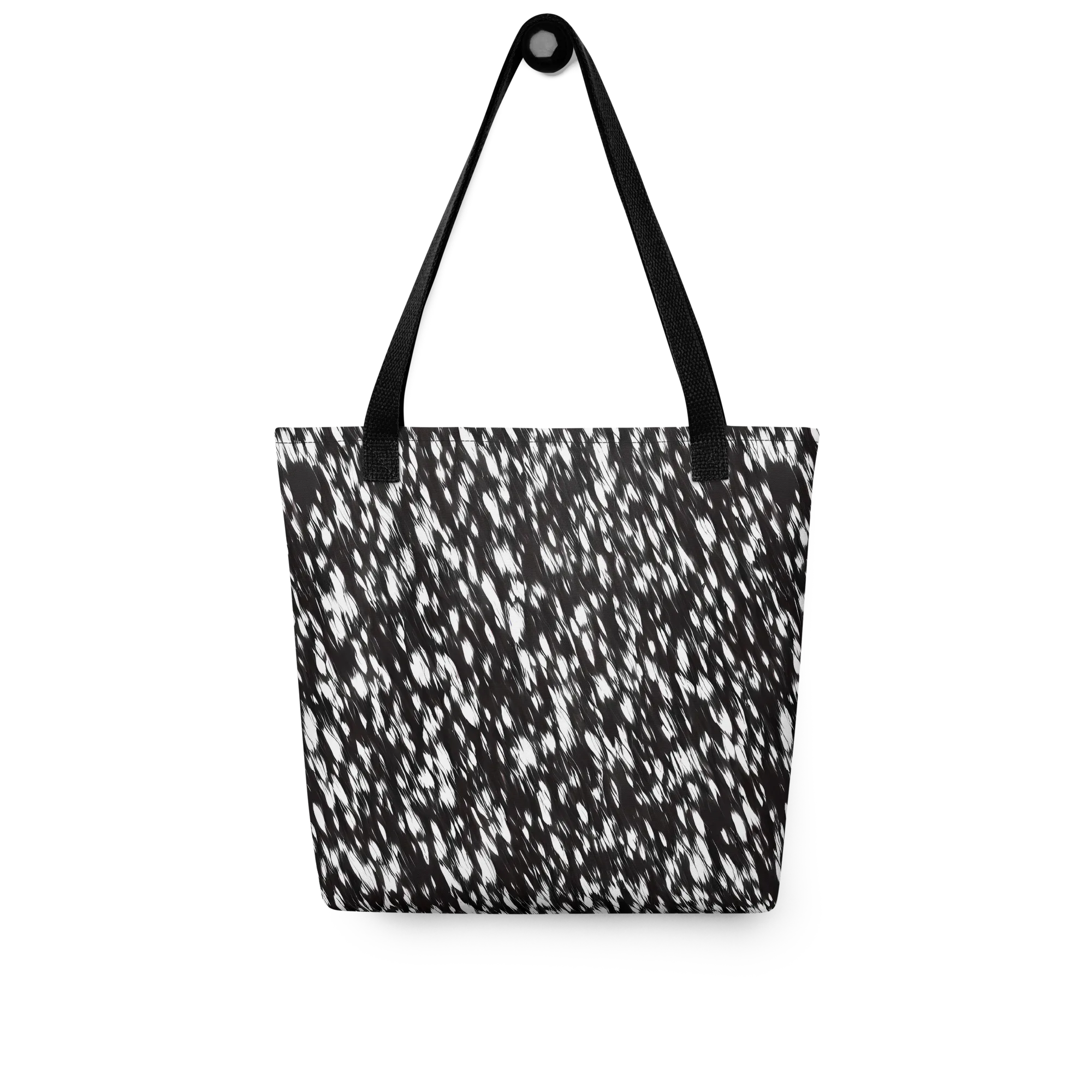 Monochrome Rush on Tote Bag — Front