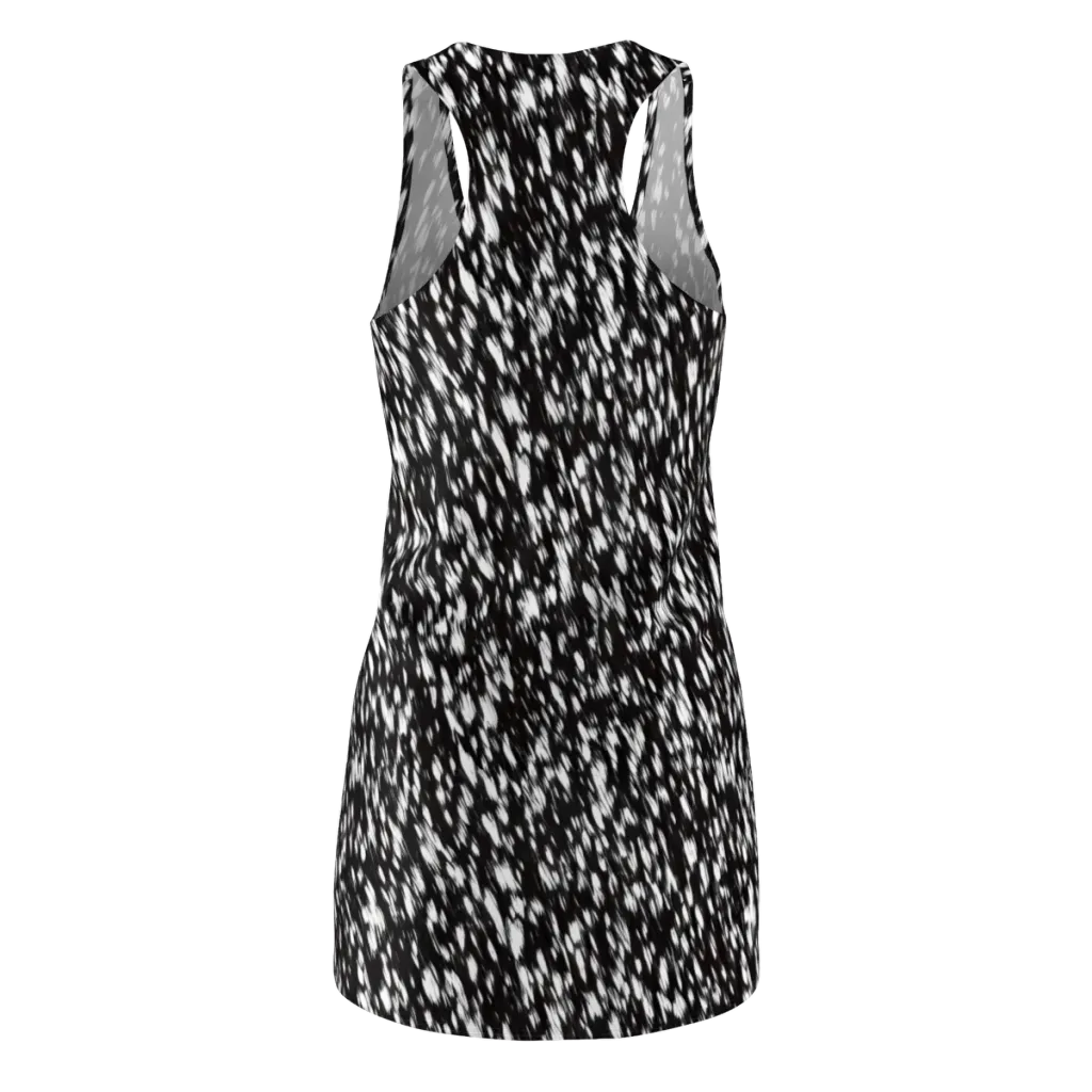 Monochrome Rush on Racerback Dress — Back