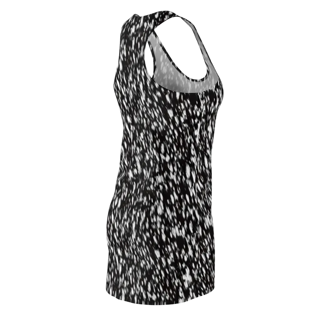 Monochrome Rush on Racerback Dress — Back Side