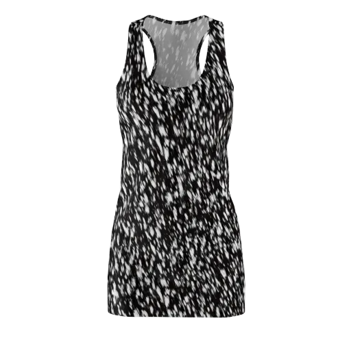 Monochrome Rush on a Racerback Dress