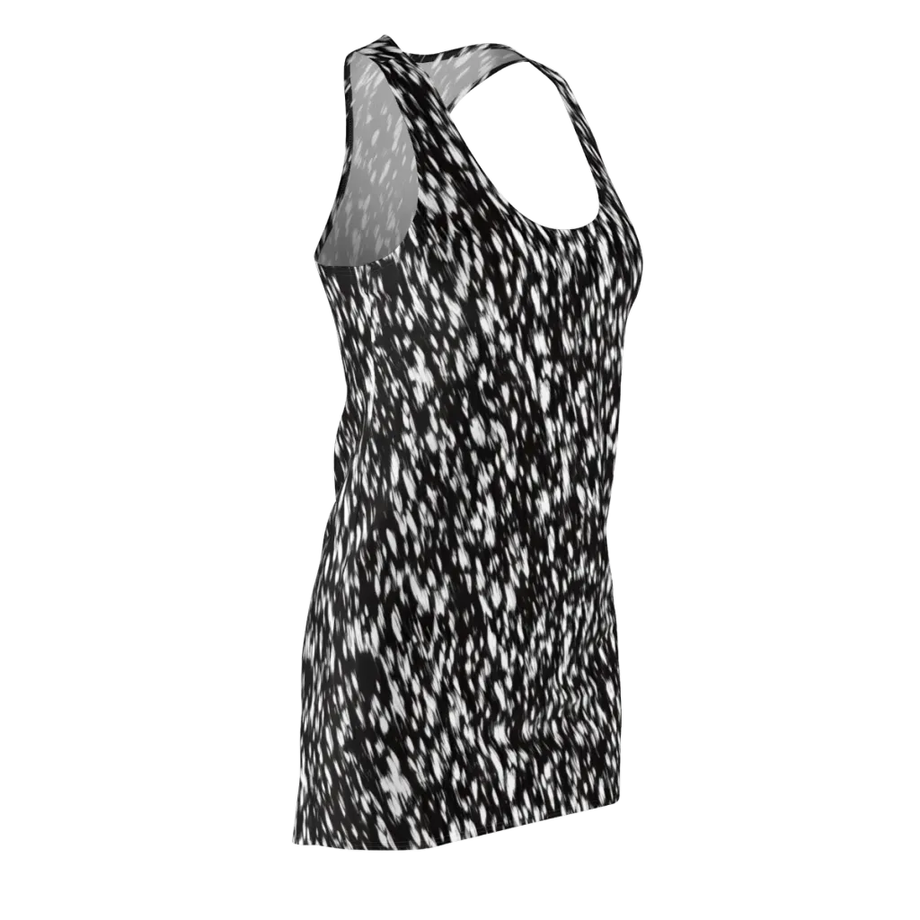Monochrome Rush on Racerback Dress — Front Side