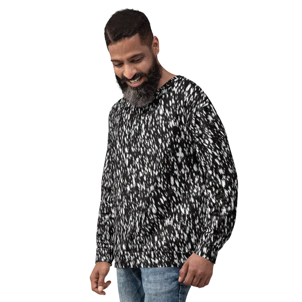 Monochrome Rush on Sweatshirt — Left Front