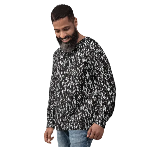 Monochrome Rush on a Sweatshirt
