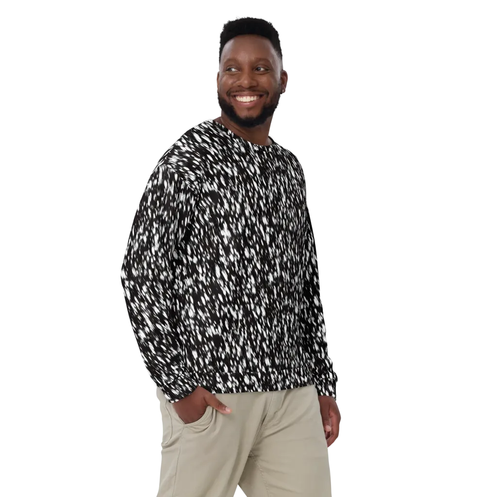 Monochrome Rush on Sweatshirt — Front
