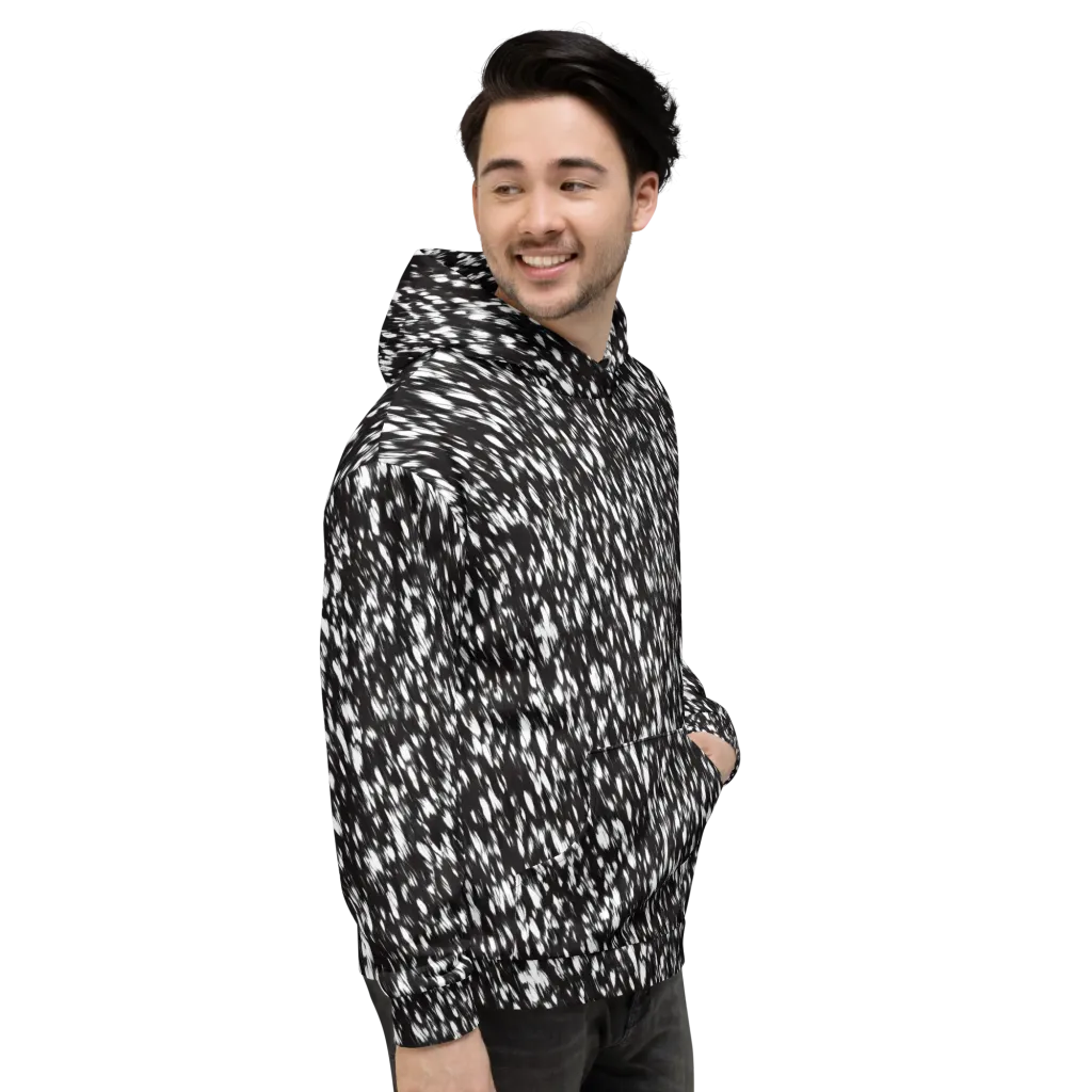 Monochrome Rush on Hoodie — Right