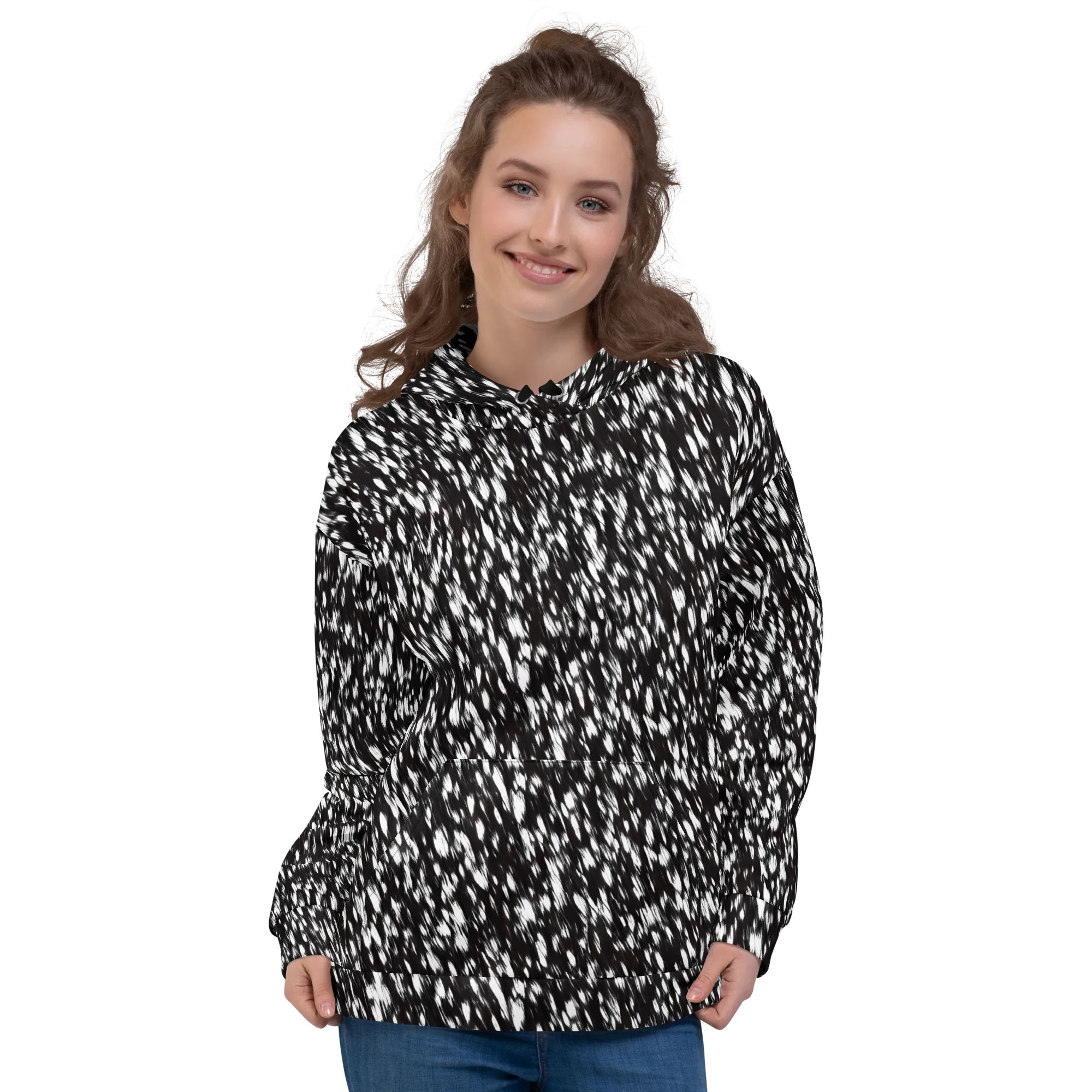 Monochrome Rush on Hoodie — Front