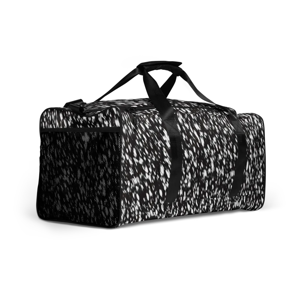 Monochrome Rush on Duffle Bag — Right Front