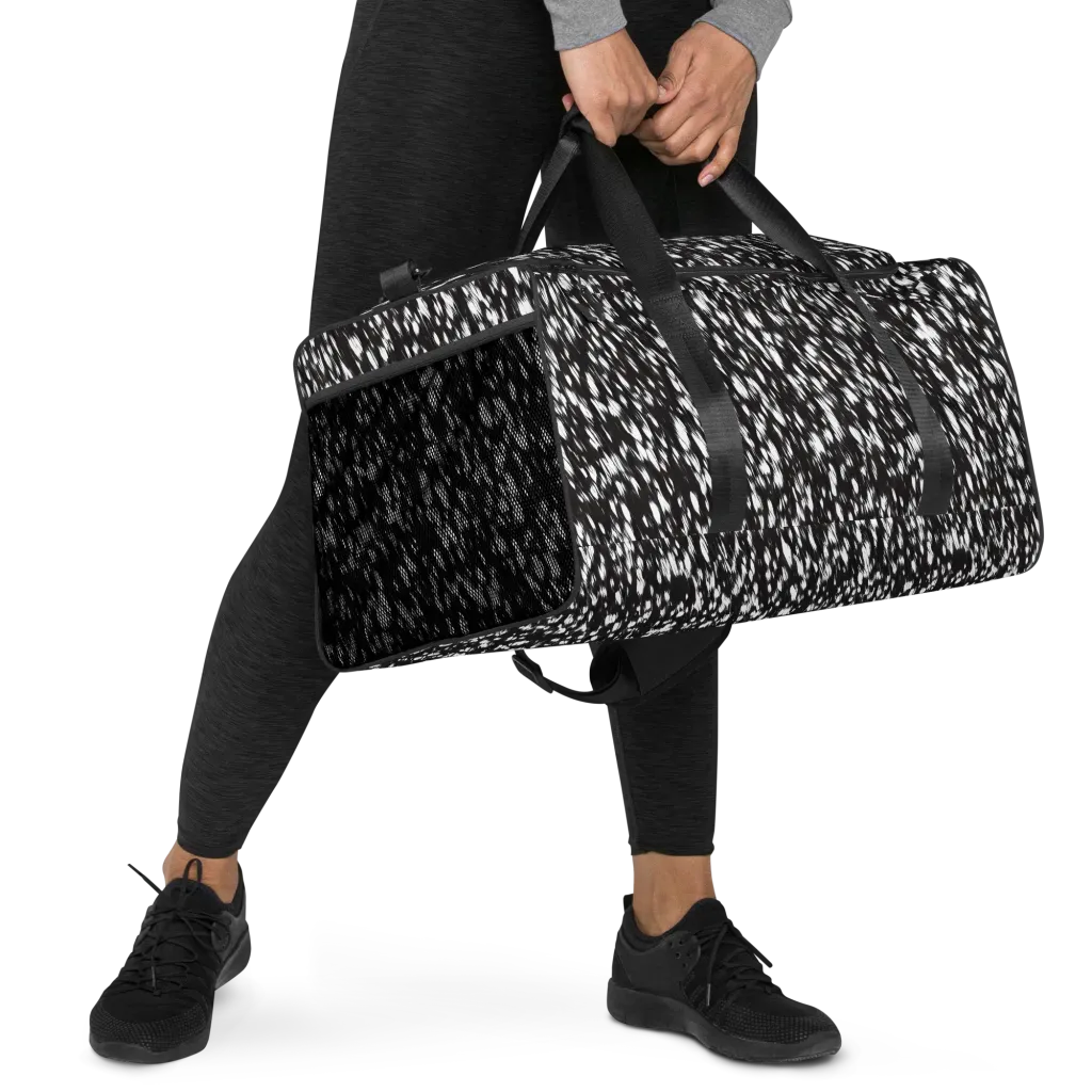 Monochrome Rush on Duffle Bag — Right Front