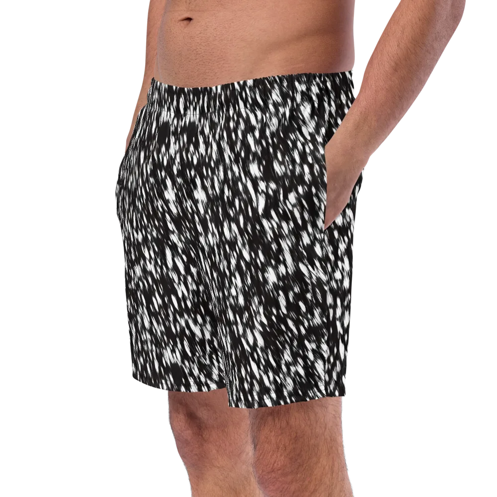 Monochrome Rush on Swim Trunks — Left Front