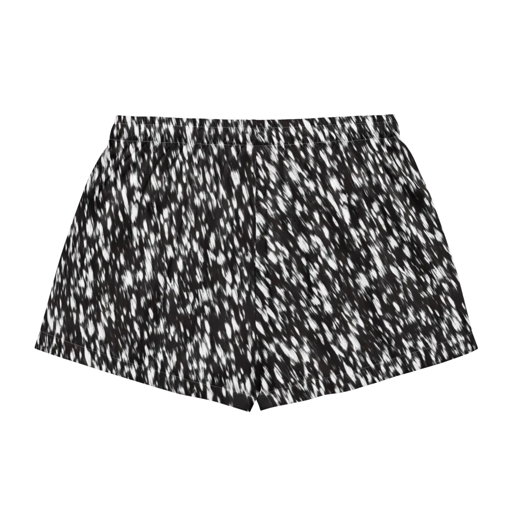 Monochrome Rush on Women's Pajama Shorts — Back