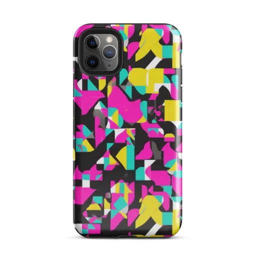 Afterimage Grid on a Tough Case for iPhone®