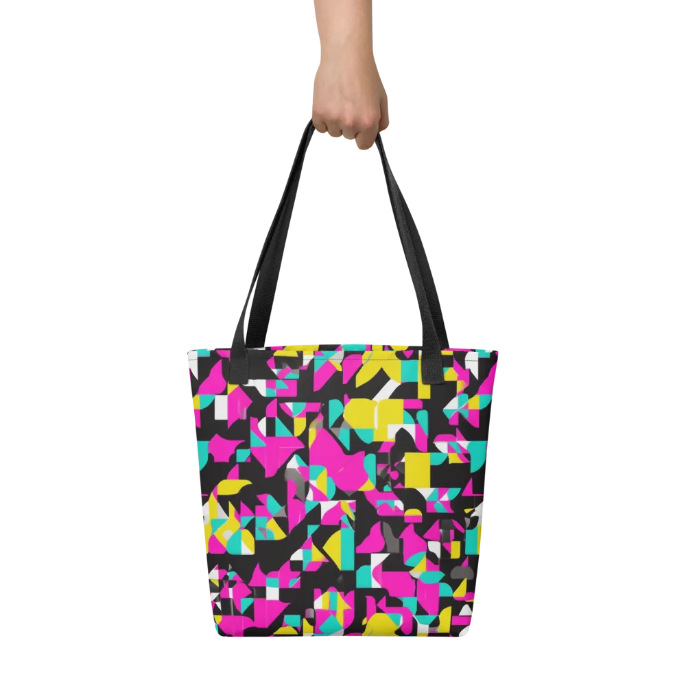 Afterimage Grid on Tote Bag — Front