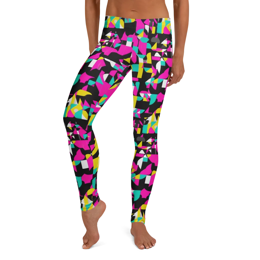 Afterimage Grid on Leggings — Front