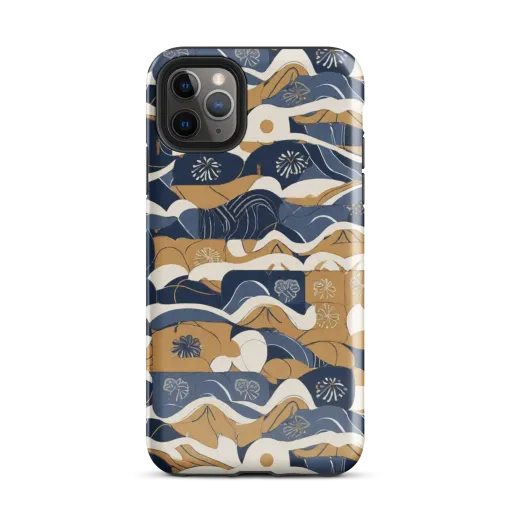 Indigo Tide Almanac on a Tough Case for iPhone®