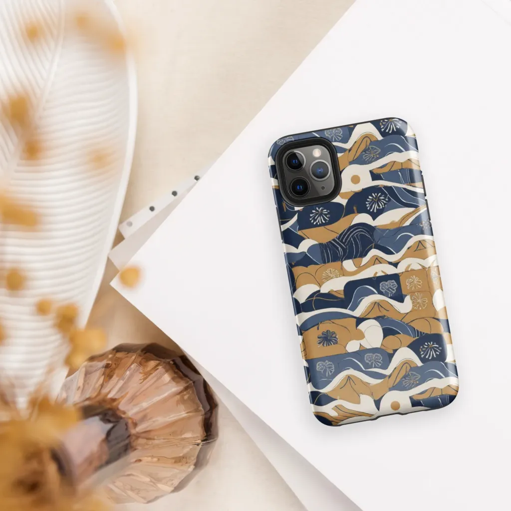Indigo Tide Almanac on Tough Case for iPhone® — Front