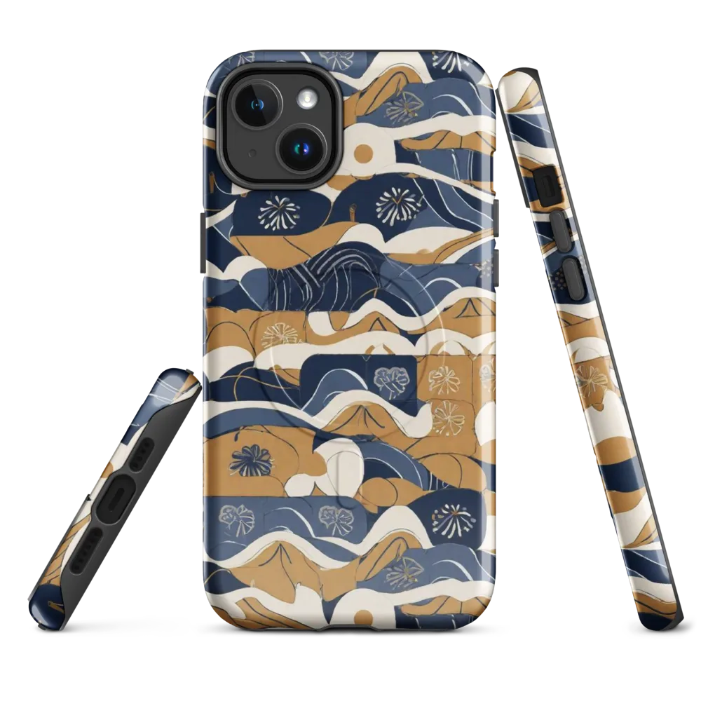 Indigo Tide Almanac on MagSafe Tough Case for iPhone® — Front