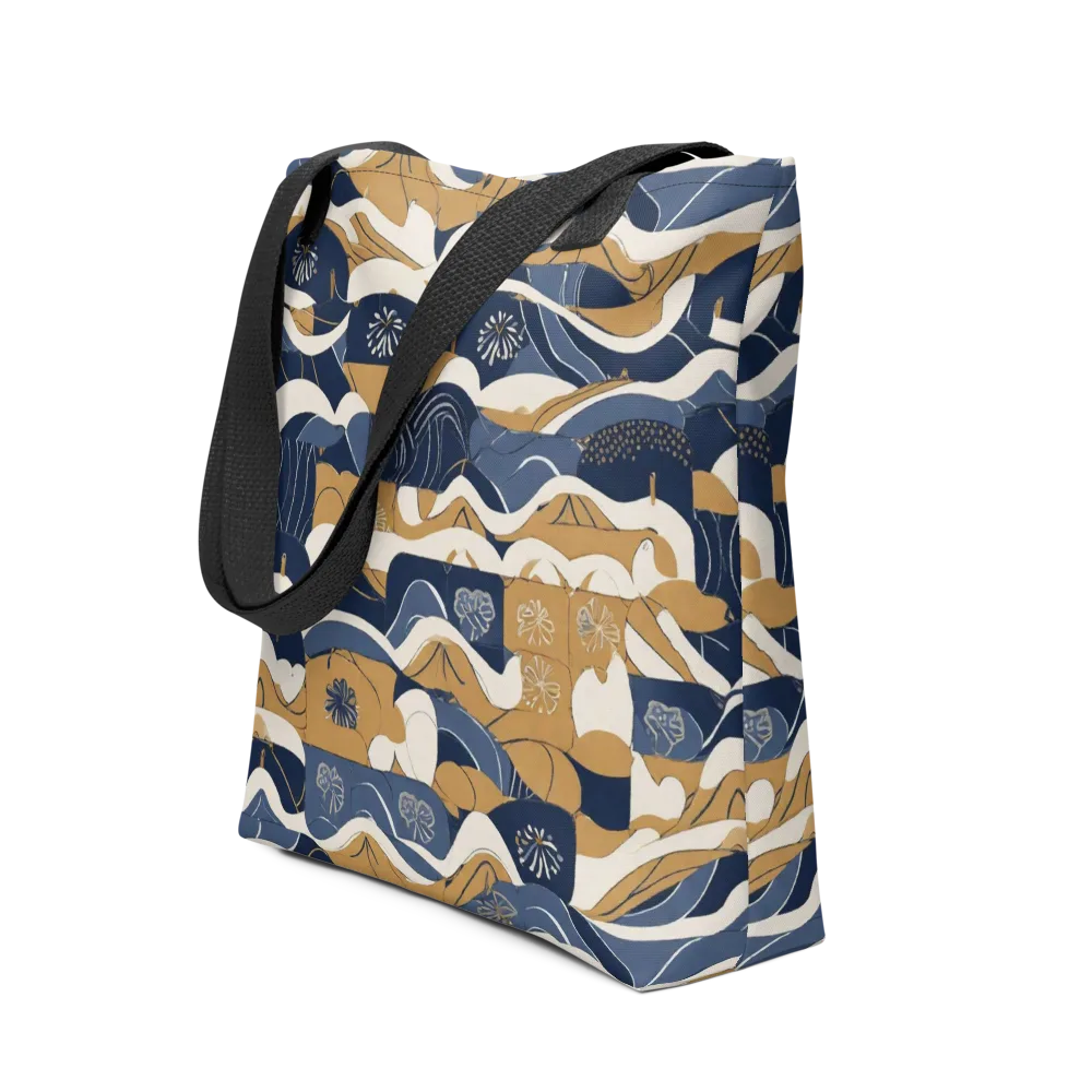 Indigo Tide Almanac on Tote Bag — Front
