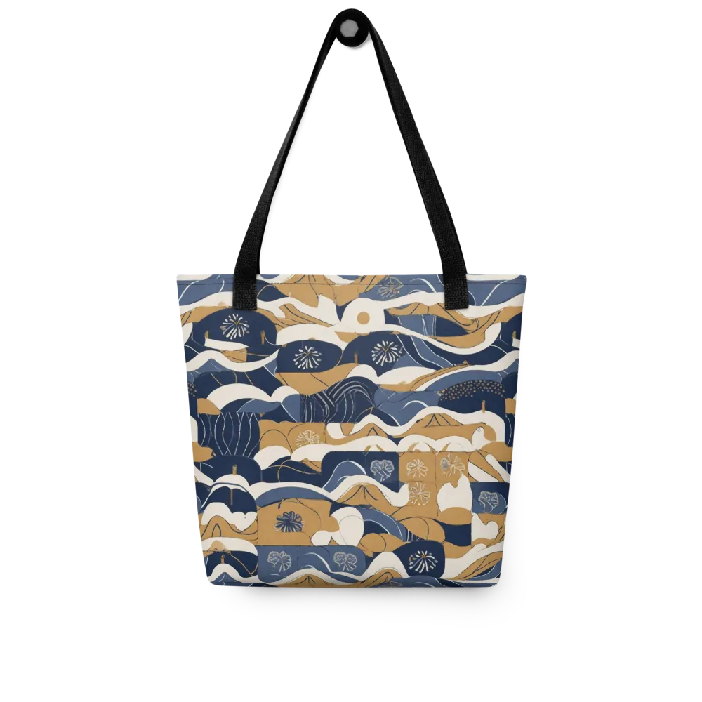 Indigo Tide Almanac on Tote Bag — Front