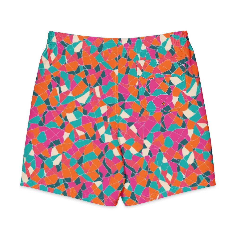 Prism Shatter on Men's Board Shorts — Back