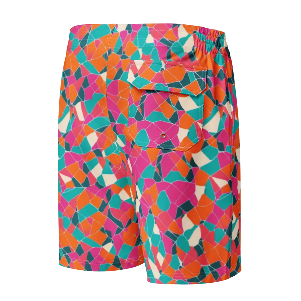 Prism Shatter on Men's Board Shorts — Back