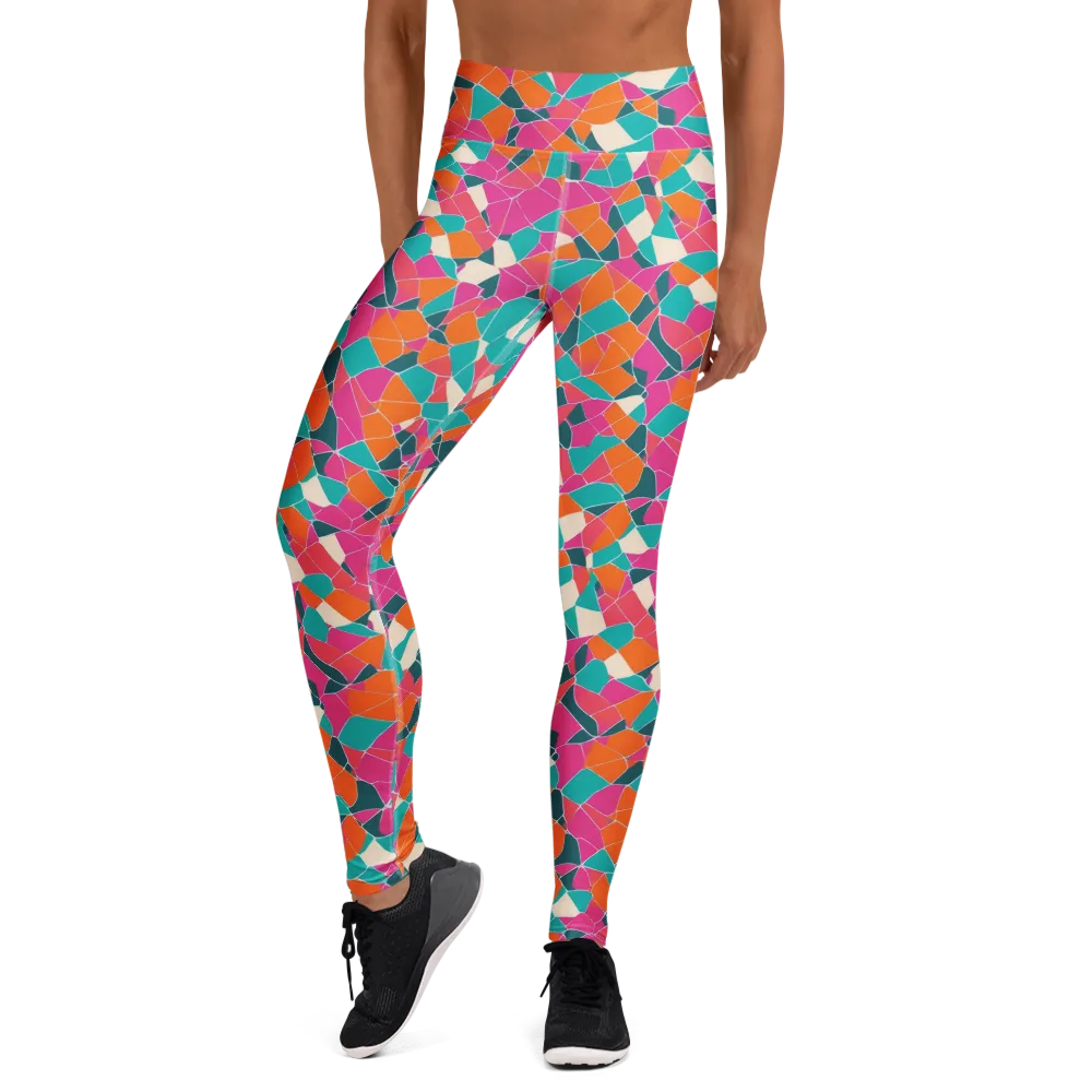 Prism Shatter on Yoga Leggings — Front