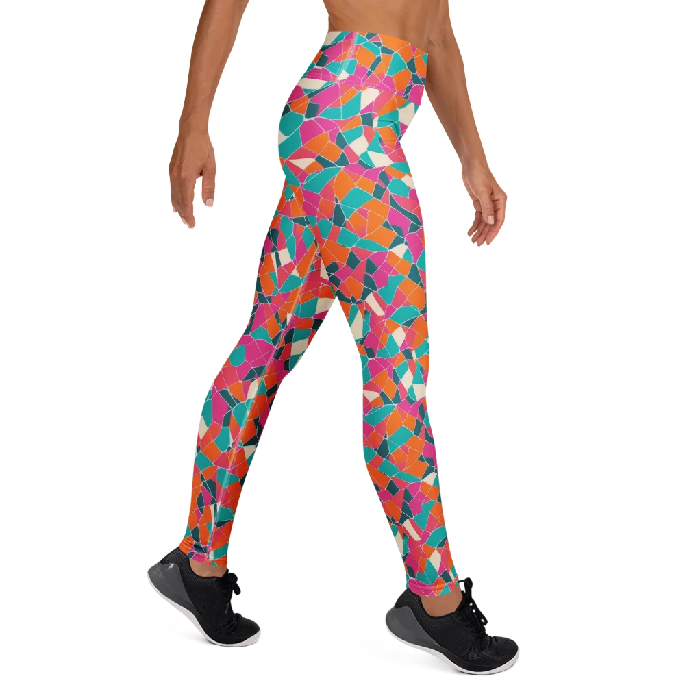 Prism Shatter on Yoga Leggings — Right