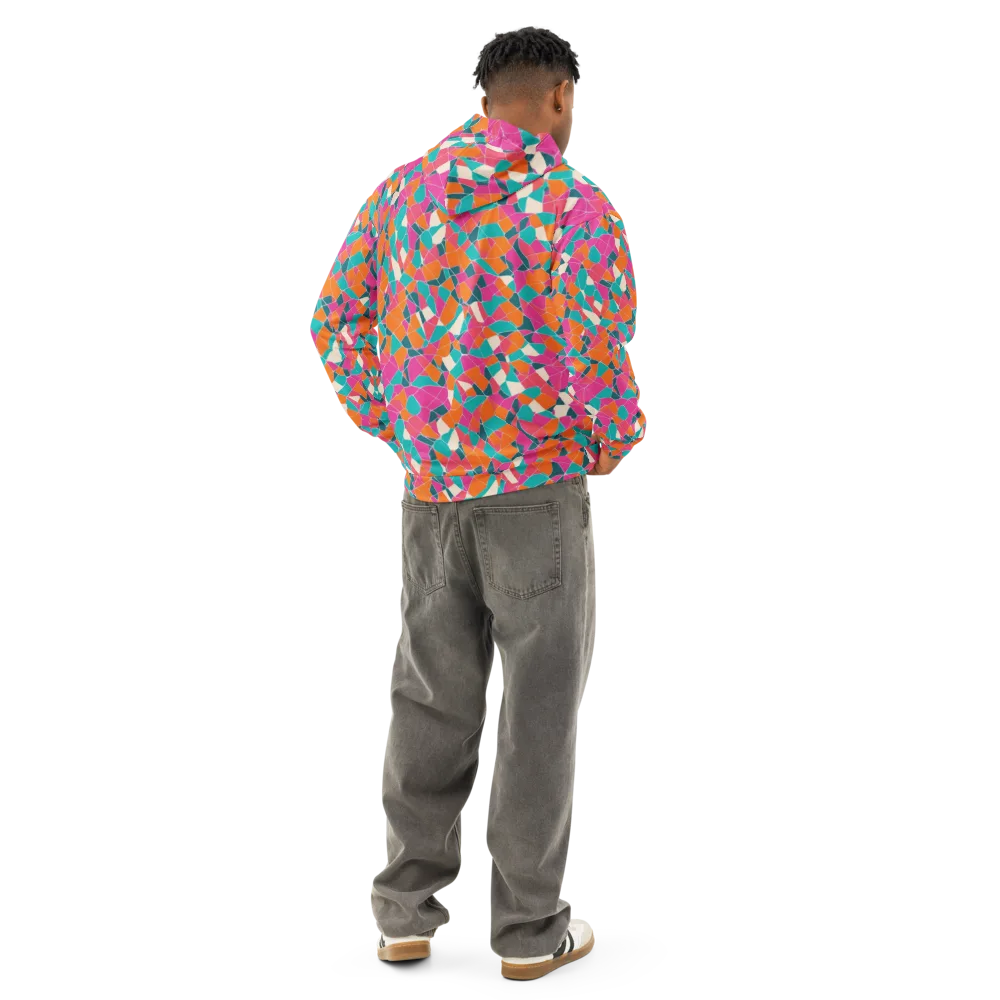 Prism Shatter on Cotton Hoodie — Back